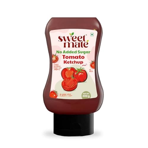 Sweetmate No Garlic Onion Tomato Ketchup | No Added Sugar & Jaggery | Jain & Fasting Friendly | Tastes Like Regular Ketchup | No Artificial Colors, Flavours or Thickeners | Ideal for All Ages – 300g — image 8