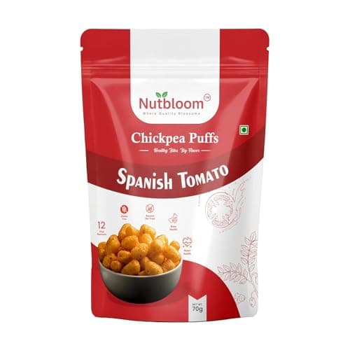 Nutbloom Chickpea Puffs – Delicious Cheese & Herbs Flavor | High-Protein, Gluten-Free, Guilt-Free Crunchy Snack (70 gm, Cheese & Herbs) — image 7