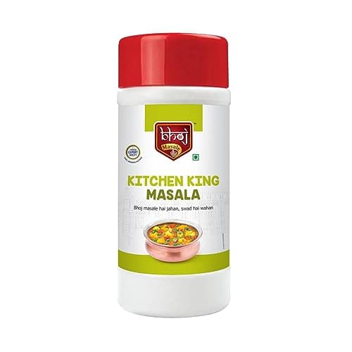 Bhoj Masale Kitchen King Masala Net 450GM (Gross 500gm) | Exotic Indian Masala Spices | Essential for Any Kitchen Dish | Natural Spices Mix. No colour, no preservatives, No Onion & No garlic (Jain Friendly)