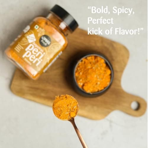 Omas Fresh No Onion On Garlic American Peri Peri Masala (Jain) for Pop-Corn, Makhana, Noodles, Sabji, Fried Rice | No Additives & Preservatives | 400g Big Saver Pack — image 2