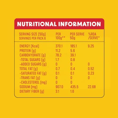 MasterChow Chinese Veg Hakka Noodles - Pack of 2 | No Preservatives | No Maida, Not Fried | Serves 10 Meals - 600gms — image 8