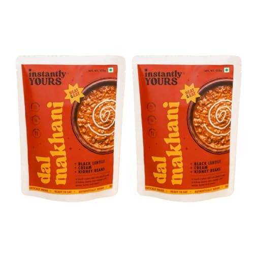 Instantly Yours Ready to Eat Dal Makhani 225 gm,Just Heat and Eat, Black Lentils with Cream and Kidney Beans, Ready to Eat (No Onion No Garlic)(Jain) — image 5