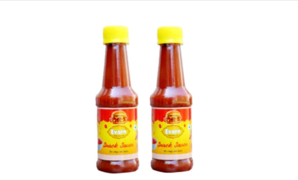 Everin Zingy and Zesty No Onion No Garlic Snack Sauce - 2 Packs (200g each) for Irresistible Flavors in Every Bite