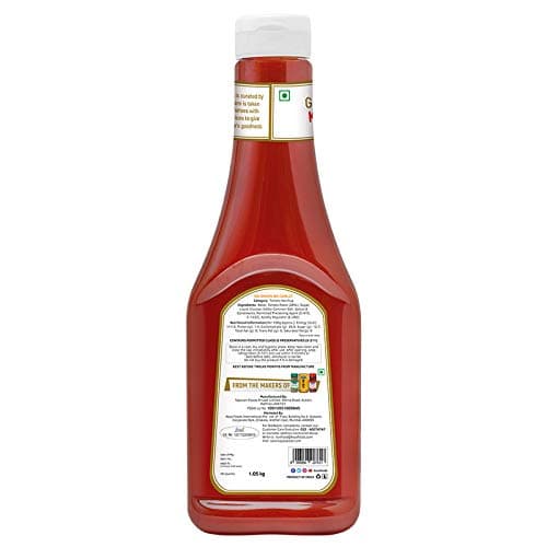 Keya Gourmet No Onion No Garlic Ketchup | PP Bottle Pack of 2 x 1050 Gm — image 2