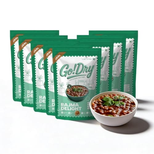 Go!Dry Jain Rajma Delight | Ready to Eat Indian Meal | No Onion No Garlic | No Preservatives & No Palm Oil |75g — image 4