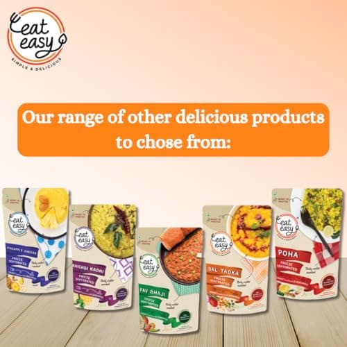 Eat Easy Ready To Eat Jeera Rice - 95gm, Instant Food | Indian Meal, Travel Food | No Preservatives, No Added Artificial Colours & Flavours | Just Add Water and Cook — image 7