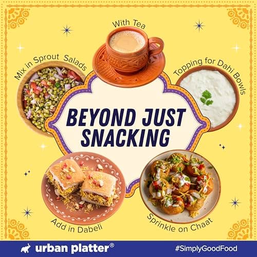 Urban Platter Baked Bhujia/Bhujiya Mast Masala, 200g (Baked Not Fried, Better-For-You Indian Snack, 4.3g Protein & 2.1g Fibre) — image 5