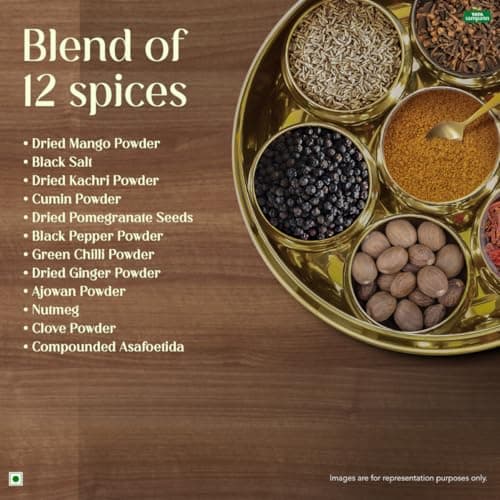 Tata Sampann Chaat Masala with Natural Oils, 100g, Chat Masala Powder, Crafted by Chef Sanjeev Kapoor, With Chef’s Exclusive Tip, Rich Aroma & Flavour — image 5