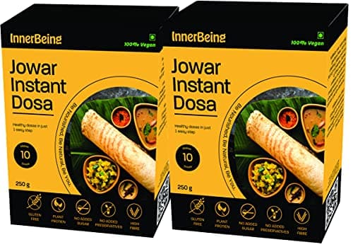 InnerBeing | Instant Jowar Dosa Mix | Pack of 2 | Each 250 g