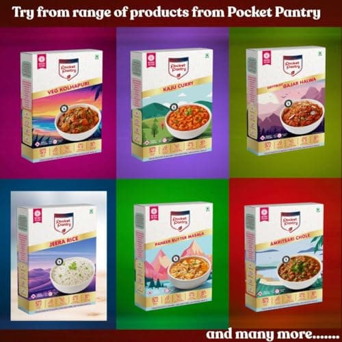 Pocket Pantry Ready to Eat Jeera Rice (Jain) | Freeze Dried |Rehydrated Wt 220gm | No Palm Oil, No Preservatives | 100% Natural | Dry Wt 80g | Serves 2 |Instant Meal — image 7