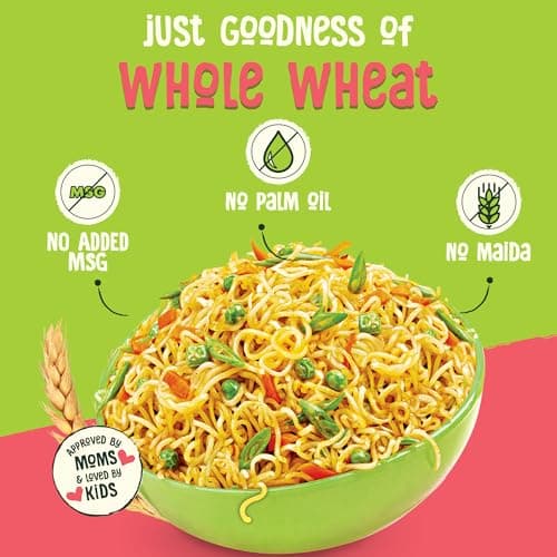 WickedGud Nourishing Masala Instant Noodles (69 gm x 6)| Healthy Noodles | No Maida | No Palm Oil | No Added MSG | High Protein — image 4