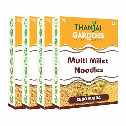 THANJAI GARDENS - SIMPLY NATURAL Finger Millet Noodles – Nutrient-Dense, Nutritious & rich-Fiber Instant Noodles | No Maida, No Preservatives No Artificial Color | 175 G Each | Pack of 2 — image 7