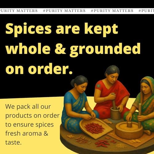Indiana Organic Punjabi Chole Masala | Authentic North Indian Spice Blend | No Preservatives, No Additives, Gluten Free | Freshly Ground Whole Spices | Homemade Taste | 150g Glass Jar | No onion & garlic added — image 5