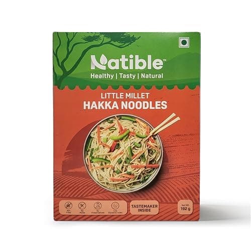 Natible Millet Hakka Noodles Combo Pack I No Maida I Not Fried I No MSG I Easy & Ready To Cook Noodles (Pack of 2) — image 6
