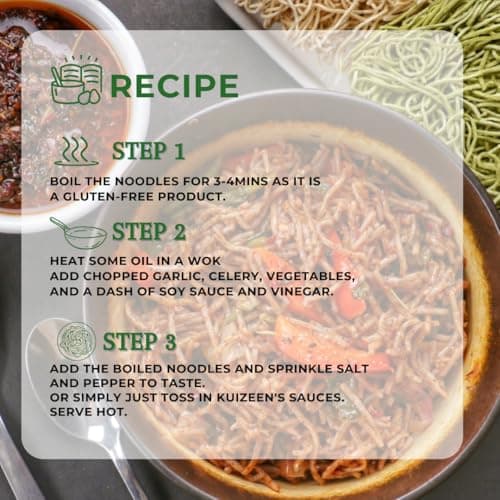 Millet Me by Kuizeens Little Millet Noodle - 220G (Pack of 1) | Traditional Indian Millets | Protein-Rich | Easy-to-Make | Fresh & Flavourfull | No MSG |No Preservatives|Vegan & Wholesome|Ready in Minutes | Jain | No Onion & Garlic — image 5