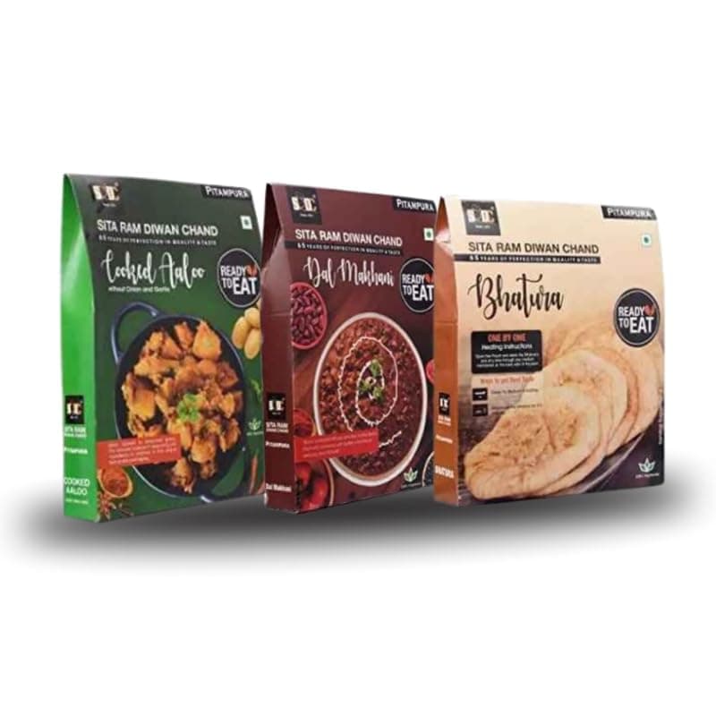 Sita Ram Diwan Chand Ready to Eat Chole Without Onion & Garlic | Dal Makhani cooked rice|Dal Makhani 300 Gram Each| No Preservatives|No Artificial Flavors |Natural Ingredients | Tasty Snacks Pack of 3 — image 6