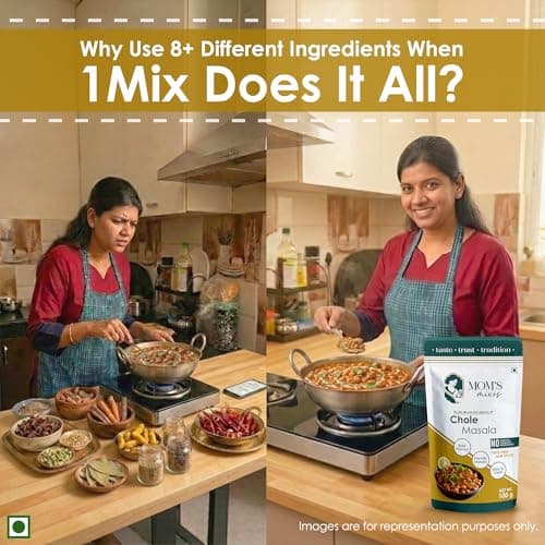 Mom’s Mixes Rajma + Chole Masala Combo | No onion No Garlic | 100g Each — image 5