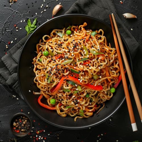 Millet Bank No Maida Foxtail Millet Hakka Noodles combo Free Masala Pack Inside, No Maida, Not Fried, No MSG, No Added Preservatives, Noodles for All Age Groups Naturally Yours ,Cup Noodles Pack of 2 180g Each — image 4