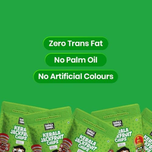 Kerala Thingz Jackfruit Chips Kerala 300g | Crispy Jackfruit | Authentic Namkeen | Healthy Chips Pack | Healthy Snacks for Adults & Healthy Snacks for Kids | Premium Jackfruit chips from Kerala | Chakka chips (300g) — image 6