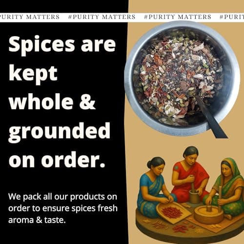 Indiana Organic Bombay Chat Masala (150g) | Pure Jain & No Onion-Garlic Spice Blend | Low Salt & High Spice Potency | Freshly Packed Authentic Indian Chaat Masala for Salads, Fruits, and Snacks — image 5