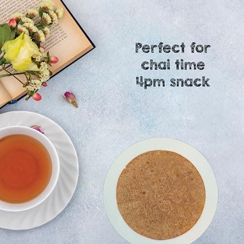 SelfCare By Suman Agarwal Ragi Khakra Pack of 1 250g | Roasted-Healthy-Snacks-Crackers-Namkeen-Grocery | Crispy & Chatpata - Tae time - Eat with Dip | Jain & Travel Friendly — image 5