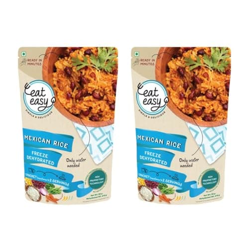 Eat Easy Jain Schezwan Rice – 95g | No Garlic No Onion Ready to Eat & Cook | Freeze Dehydrated Instant Rice | 100% Veg | No Preservatives | Just Add Water — image 8