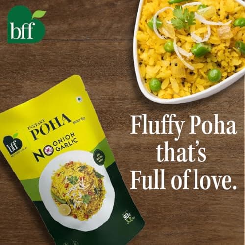 Instant Poha - Pack of 2 (90g Each) | Indian Breakfast Mix | Just Add Hot Water | No Added Preservatives | No Onion, No Garlic | Simple & Easy Meal Solution — image 5