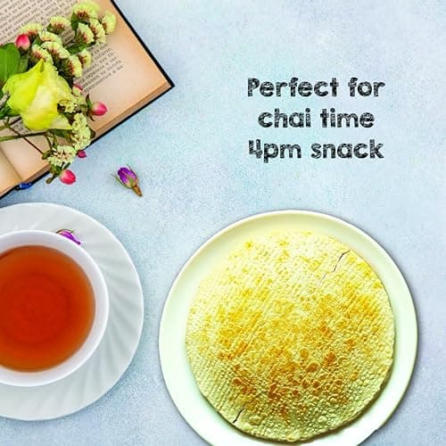 SelfCare By Suman Agarwal Mix Dal Khakhra Pack of 1 250 grams | Roasted-Healthy-Snacks-Crackers-Namkeen-Grocery | Crispy & Chatpata - Tae time - Eat with Dip | Gluten Free - Jain & Travel Friendly — image 6