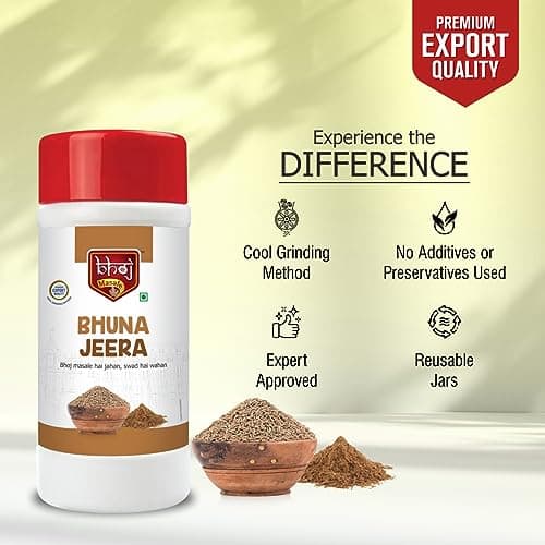 Bhoj Masale Fresh and Natural Roasted Cumin Powder 450GM | Bhuna Jeera Powder | Indian Spice Masala | Zero Additives And Preservatives. No Colour, No Preservatives, No Onion & No Garlic (Jain Friendly) — image 4