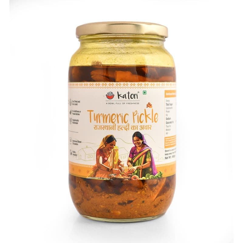 Katori Amla Pickle 450g | Traditional Homemade Amla Achar | Sun Cured Indian Gooseberry Pickle in Mustard Oil | No Preservatives | No Onion and Garlic — image 8
