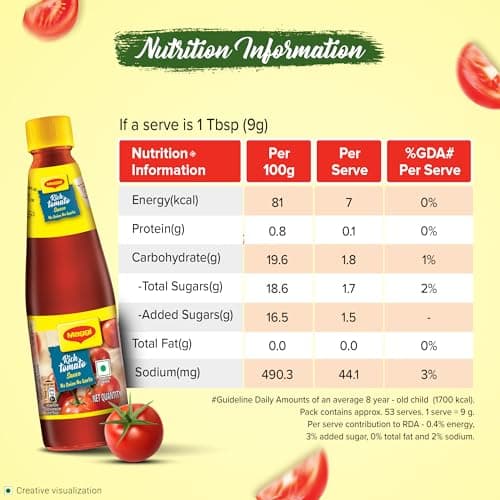 MAGGI Rich Tomato Sauce, No Onion No Garlic, 485g — image 2