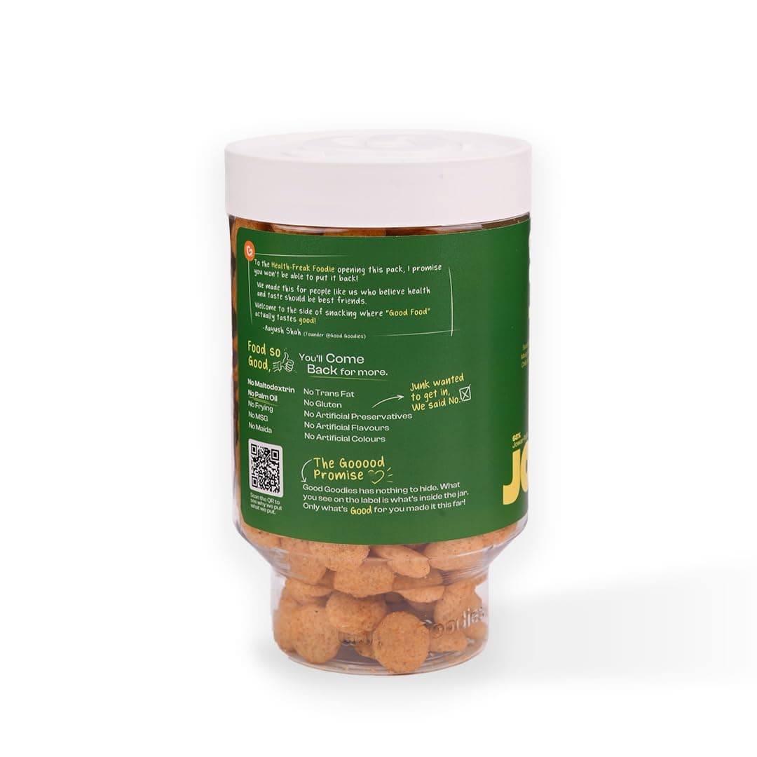 Good Goodies Baked Jowar Puff Chatpata Masala | Baked Not Fried | Millet-Based Snack | No Maida, No Palm Oil, No Maltodextrin | No Artificial Colours or Preservatives | Light & Crunchy | Diet-Friendly | 100g | Pack of 1 — image 4