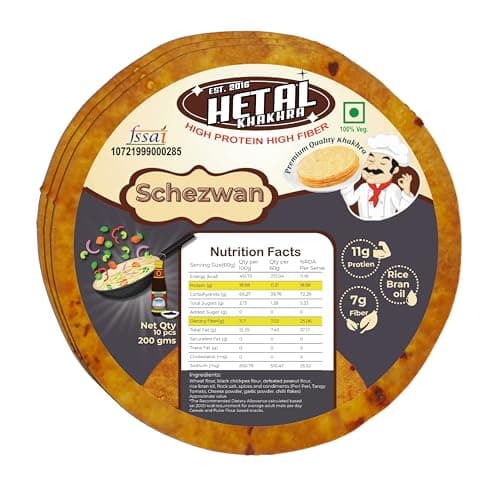 Methi Khakhra | JAIN | Crispy | Ready To Eat | High Protein High Fiber| No Palm Oil | 200g Vacuum Pack Of 2 — image 8