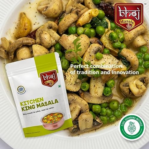 Bhoj Masale Kitchen King Masala 200GM | Exotic Indian Masala Spices | Essential for Any Kitchen Dish | Natural Spices Mix. No colour, no preservatives, No Onion & No garlic (Jain Friendly) — image 7