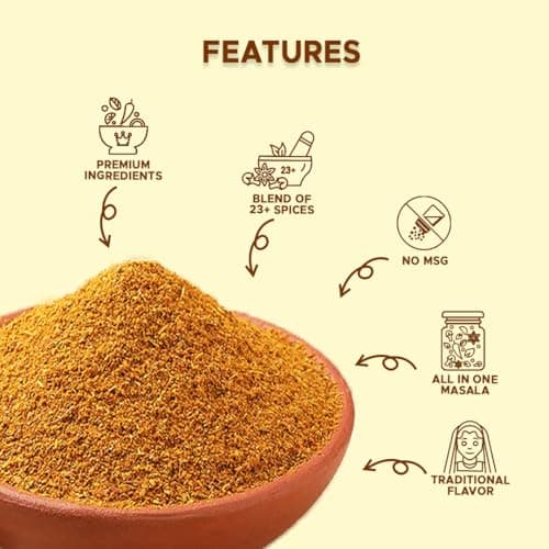 Being Bania Kitchen King Masala, 100g | 100% Natural Spices Mix | No garlic or onion | No MSG | Kitchen masala powder | Exotic Indian Masala Spices | King Masala — image 5