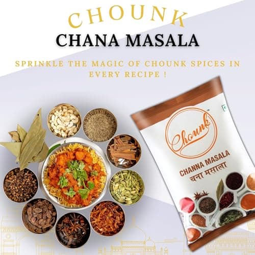 Chounk 100% Pure Punjabi Chana Masala Powder 500g No Onion No Garlic Blended Spice Mix Ready To Cook Powder Masala | No Chemicals — image 6