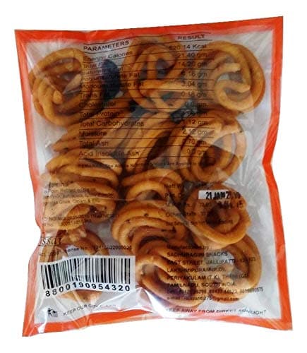 Sadhuragiri Spicy Muruku | Thenkuzhal Murukku | Multi Millet Mrukku Combo (120g x Pack of 3) — image 7