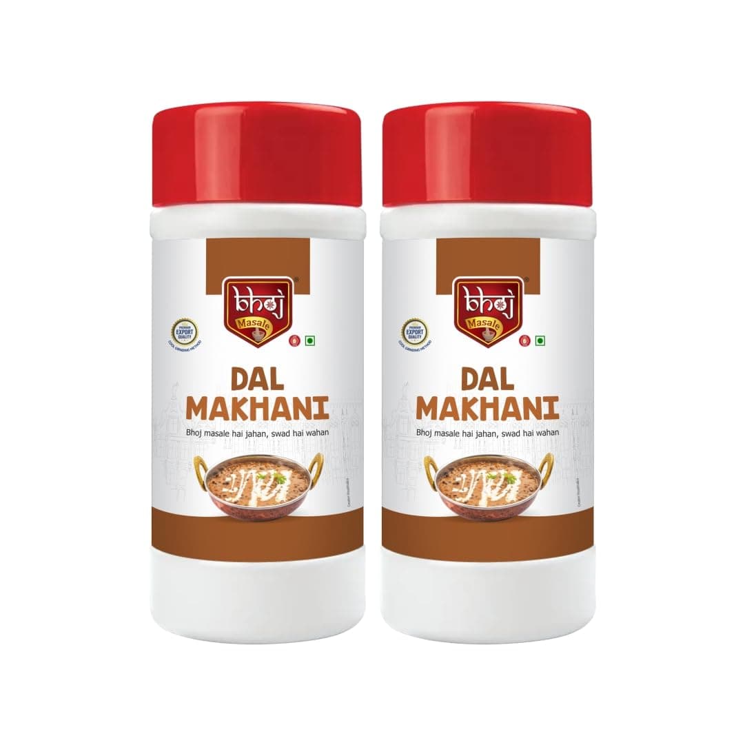 Bhoj Masale Dal Makhani Masala 500gm each (Pack OF 2) | Dal Makhani Masala Natural And Fresh Authentic Spice Blend.No Colour, No Preservatives, No Onion & No Garlic (Jain Masala)