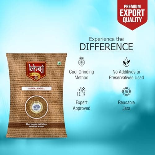 Bhoj Masale Paratha Masala 100GM | Premium Artisanal Jain Spices with Rich & Strong Flavour | Ready to Use | No added colours | No Onion and No Garlic (Jain Friendly) — image 5