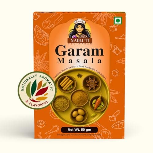 Nairuti Vyutpadan Garam Masala (Jain Friendly) 50g | No Onion No Garlic | Premium Whole Spice Blend | Rich Aroma Indian Curry Masala | No Preservatives, No Artificial Colour — image 6