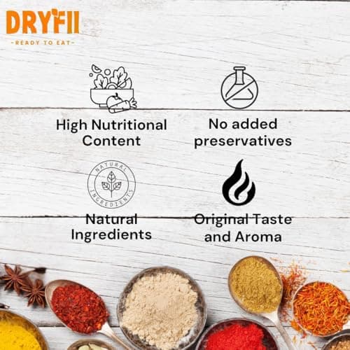 Dryfii Ready to Eat Laccha Paratha (5 Pieces, 1 Pack) & Jain Mix Veg Combo | Freeze Dried | Everyday Veg Meal | No Onion No Garlic — image 8