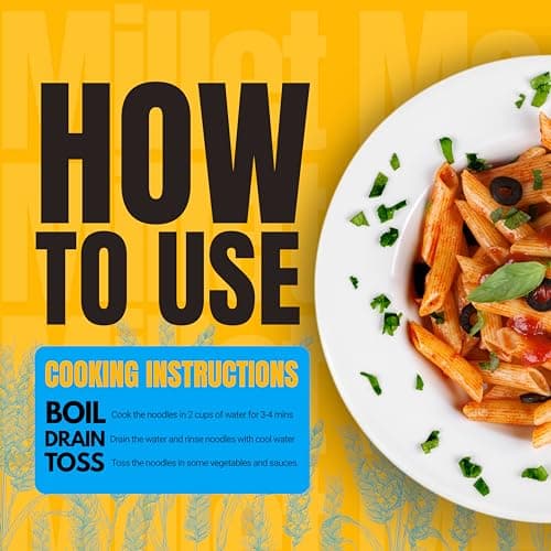 Millet Me by Kuizeens Keto Pasta - 230g (Pack of 4) | Ultra Low Carb & High Protein penne pasta | Diabetic Friendly & Keto Diet Approved | No Added Sugar, Maida-Free & Gluten Free | No Onion No Garlic | Jain-Friendly | Instant Pasta — image 6