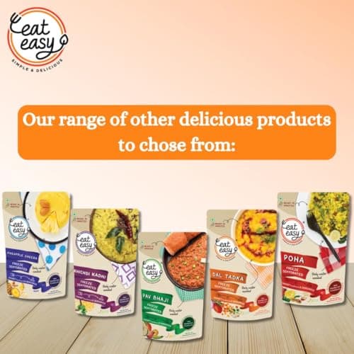 Eat Easy Ready To Eat Jeera Rice- 95gm (Pack of 2) | Freeze Dehydrated, Nutritious & Healthy Instant Food for Travel, Camping | No Preservatives, No Added Artificial Colours & Flavours | Just Add Water and Cook — image 7