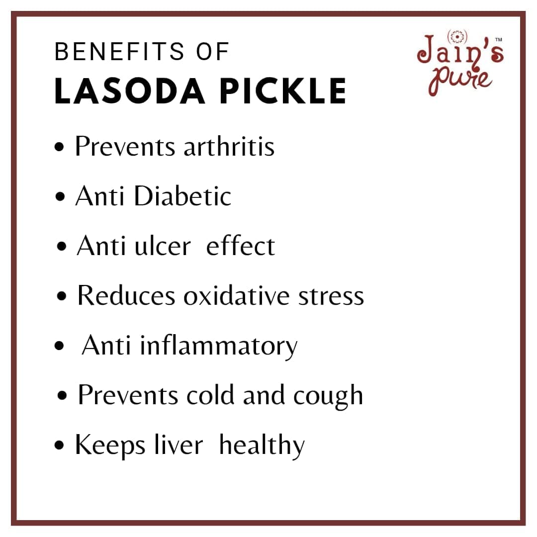 Jain Agro Food LASODA ACHAR 400g. — image 2