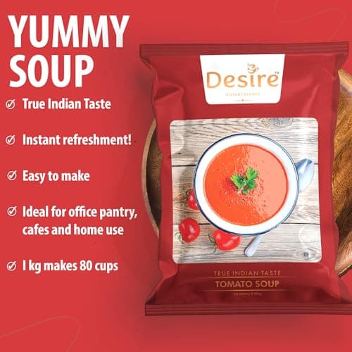 Desire Instant Premix Tomato Soup 500 gms — image 3