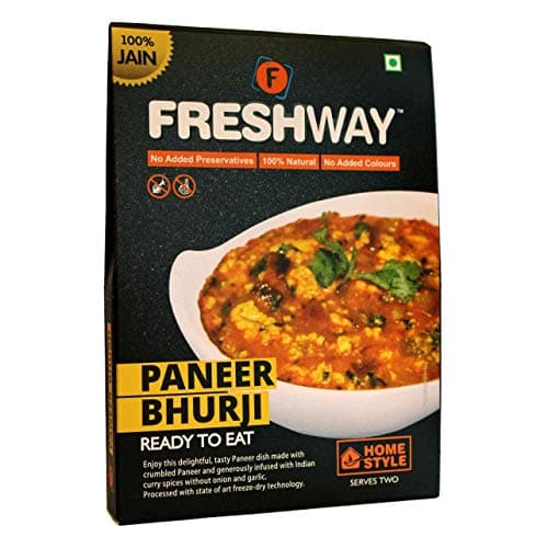 Freshway Pack Of 2 (Jain Paneer Bhurji + Jain Paneer Bhurji) Ready To Eat Freeze Dried With No Added Preservative & Colors — image 2