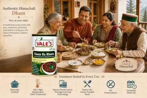 VALE'S Chane Ka Khatta – 100% Natural, No Preservatives | Traditional Kangari Dham Recipe | Sweet & Sour Black Gram Curry | No Onion No Garlic | Ready to Eat – 425g — image 6