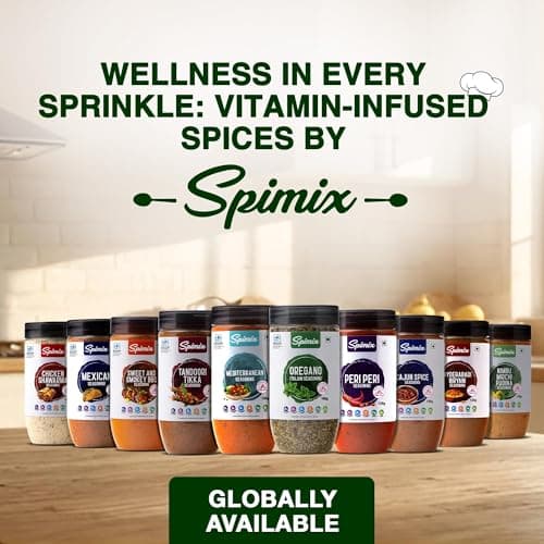 SPIMIX Nimbu Mirch Pudhina Seasoning | Tangy & Spicy Masala | 120g | Sprinkle on Chaat, Salads & Raita | For Grilled Fish, Lemon Chicken & Eggs | Himalayan Pink Salt | US FDA Approved — image 6