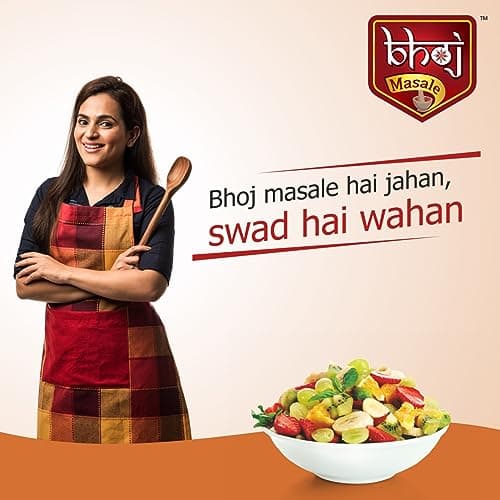 Bhoj Masale Chaat Masala Powder 450GM | Blended Spices Used in Saute Veggies, Fruit Salads, Snacks, Curries, Buttermilk, Sharbats, Fruit Juice. No colour, no preservatives, no onion & no garlic ( Jain Masala ) — image 4