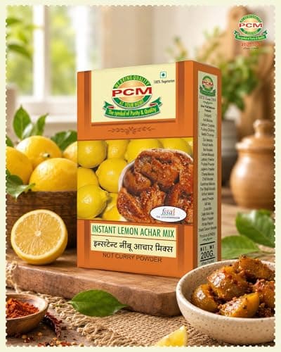 PCM Lemon Achar Masala 200g | Nimbu Achar Spice Blend for Homemade Pickle — image 6